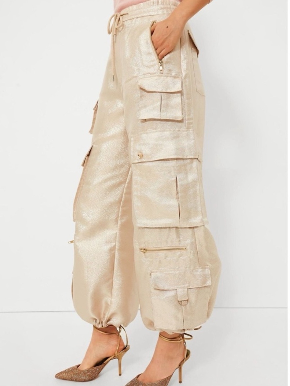 NWT Cynthia Rowley Cargo Pants - Picture 3 of 5